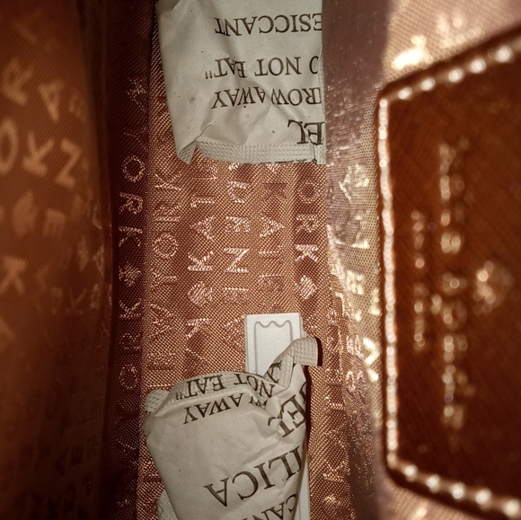 *♥Kate Spade Vintage Large Carsen Rose Gold Laurel Way Crossbody Purse WKRU5150 - Picture 11 of 14